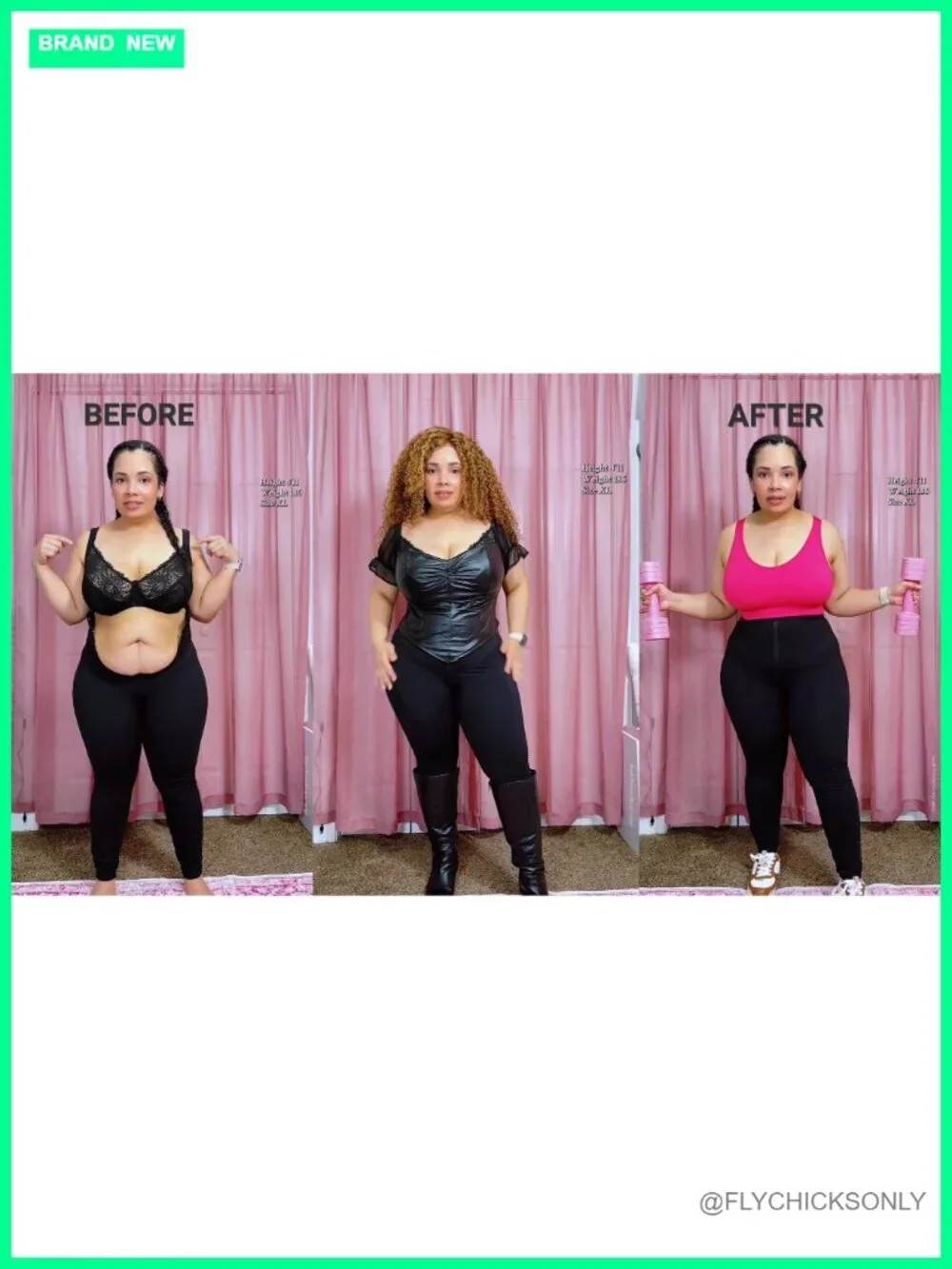 Tummy Control High Waisted Shapewear Leggings Workout Compression Pants